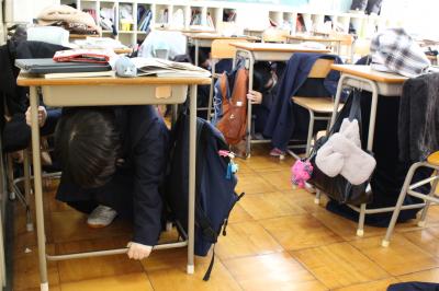シェイクアウト愛媛の訓練 シェイクアウト愛媛の訓練